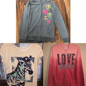 2 Justice Jackets & 1 Top